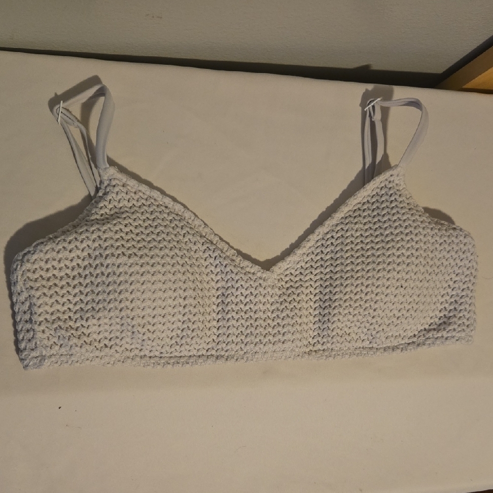 Aerie White Soft Bra Intimates Sleepwear